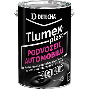Tlumex Plast antikorózna farba na auto a podvozok, čierna, 4 kg Tlumex Plast antikorózna farba na auto a podvozok, čierna, 4 kg