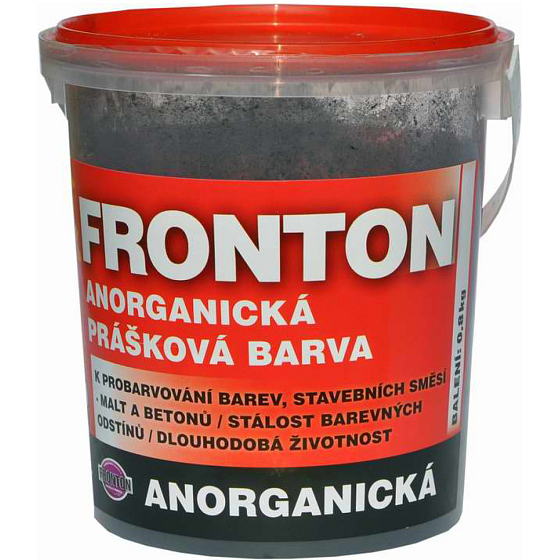Fronton prášková farba do stavebných zmesí malt a betónov, 0199 čierna, 800 g