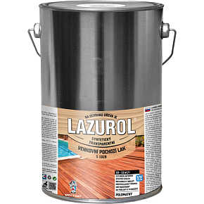 Lazurol s1020 pochozí lak na drevo polomat, bezbarvý, 4 l