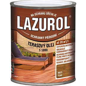 Lazurol s1080 terasový olej teak, 750 ml Lazurol s1080 terasový olej teak, 750 ml