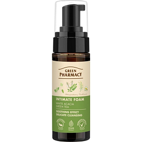 Green Pharmacy Pěna na intimní hygienu s akáciou a čajom, 150 ml