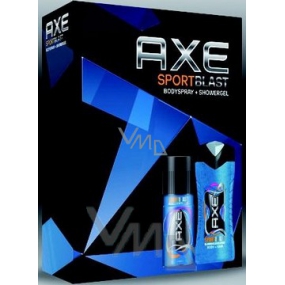 Axe Sport Blast dezodorant sprej pre mužov 150 ml + sprchový gél 250 ml, kozmetická sada