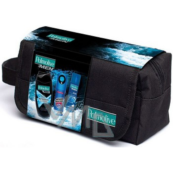 Palmolive Men sprchový gél 250 ml + dezodorant sprej 150 ml + pena na holenie 200 ml + taška, kozmetická sada