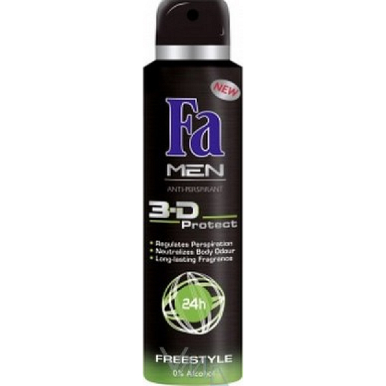 Fa Men 3D Freestyle dezodorant sprej pre mužov 150 ml