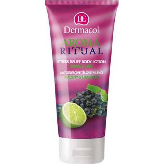 Dermacol Aroma Ritual Hrozno s limetkou Antistresový telové mlieko 200 ml