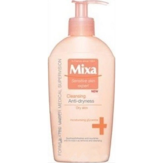 Mixa Cleansing Milk Anti-Dryness odličovacie mlieko proti vysušovaniu pleti 200 ml