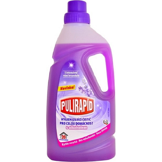 Pulirapid Lavanda hygienizující čistič pre celú domácnosť s alkoholom 1 l