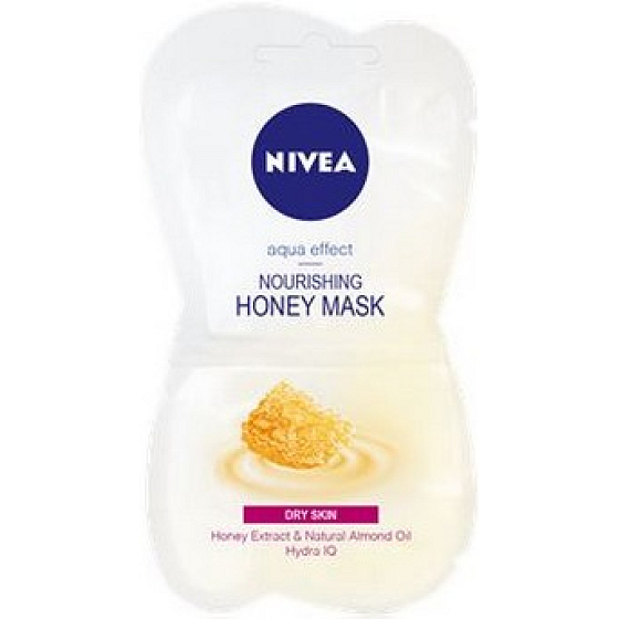 Nivea Aqua Effect Honey Mask výživná medová maska 2 x 7,5 ml