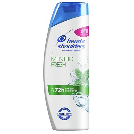 Head & Shoulders Cool Mentol šampón na vlasy 400 ml + Gillette gél na holenie 75 ml