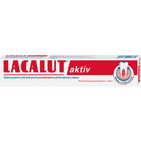 Lacalut aktiv zubná pasta proti parodontóze, 75 ml