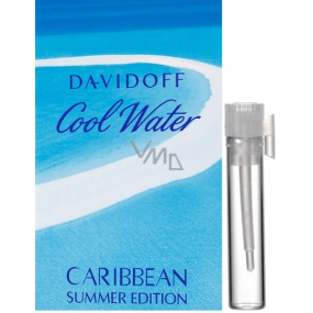 Davidoff Cool Water Caribbean Summer Edition toaletná voda pre mužov 1,2 ml s rozprašovačom, vialka