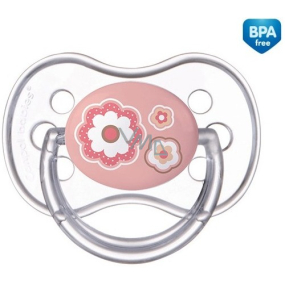 Canpol babies Newborn Baby Cumlík silikónové symetrické ružové pre deti od 0-6 mesiacov