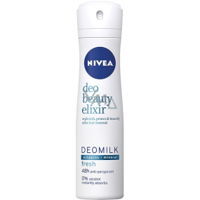Nivea Deo Beauty Elixir Deomilk Fresh antiperspirant dezodorant sprej pre ženy 150 ml
