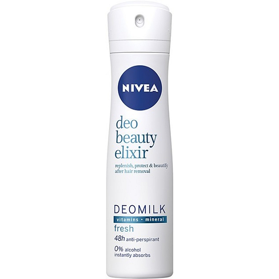 Nivea Deo Beauty Elixir Deomilk Fresh antiperspirant dezodorant sprej pre ženy 150 ml