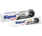 Signal Long Active Naturals Elements Charcoal White & Detox zubná pasta s aktívnym uhlím 75 ml