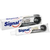 Signal Long Active Naturals Elements Charcoal White & Detox zubná pasta s aktívnym uhlím 75 ml