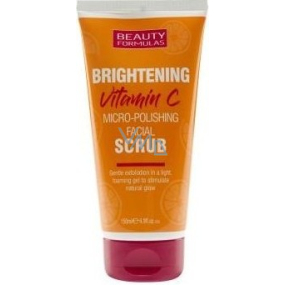 Beauty Formulas Brightening rozjasňujúce pleťový peeling s vitamínom C 150 ml