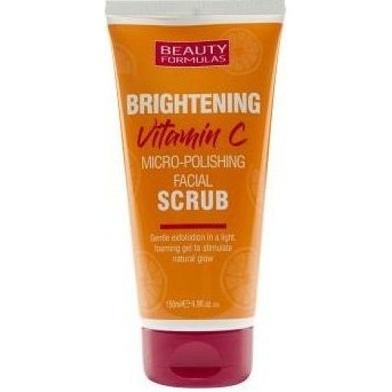 Beauty Formulas Brightening rozjasňujúce pleťový peeling s vitamínom C 150 ml