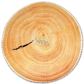 Albi Relaxačný vankúš okrúhly Drevo 35 cm