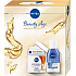 Nivea Face Beauty Age 65+ denný krém 50 ml + dvojfázový odličovač 125 ml, kozmetická sada pre ženy