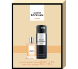 David Beckham Classic toaletná voda 40 ml + dezodorant sprej 150 ml, darčeková sada pre mužov