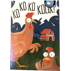 Albi Narodeninové blahoželanie s obálkou efekty Koktavý kohút 14,8 x 21 cm