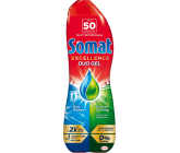 Somat Excellence Anti-Grease gél do umývačky riadu pre dokonalú čistotu a žiarivý lesk 50 dávok 900 ml