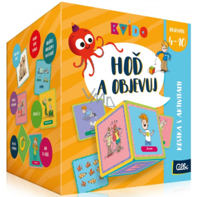 Albi Quiz Throw and Discover Textile Activity Cube, od 4 do 10 rokov