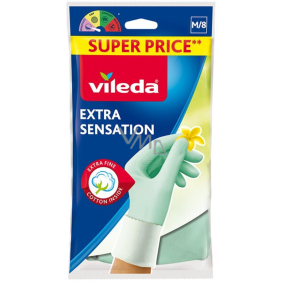 Gumené rukavice Vileda Extra Sensation veľkosť M/8 1 pár