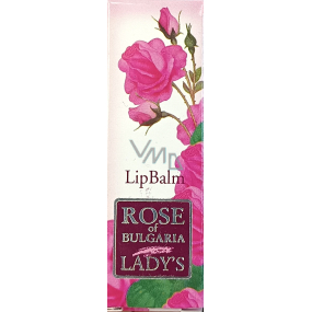 Rose of Bulgaria Balzam na pery s ružovou vodou 5 ml