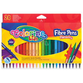 Popisovače Colorino Standard tenké 24 farieb