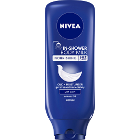 Nivea Body Milk výživné telové mlieko do sprchy, 400 ml