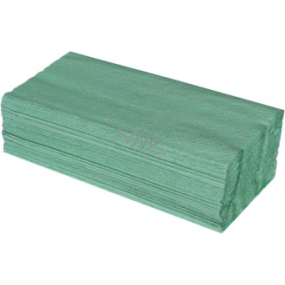 Katrin ZZ Papierové uteráky skladané jednovrstvové zelené, 250 kusov