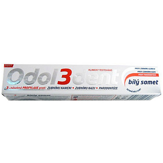 Odol3dent Biely zamat zubná pasta šetrne vybieli vaše zuby 75 ml