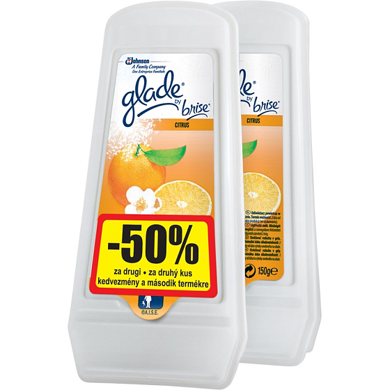 Glade Citrusový gélový osviežovač vzduchu 2 x 150 g