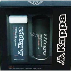 Kappa Nero H & B Wash 2v1 250 ml + dezodorant sprej 150 ml, kozmetická sada