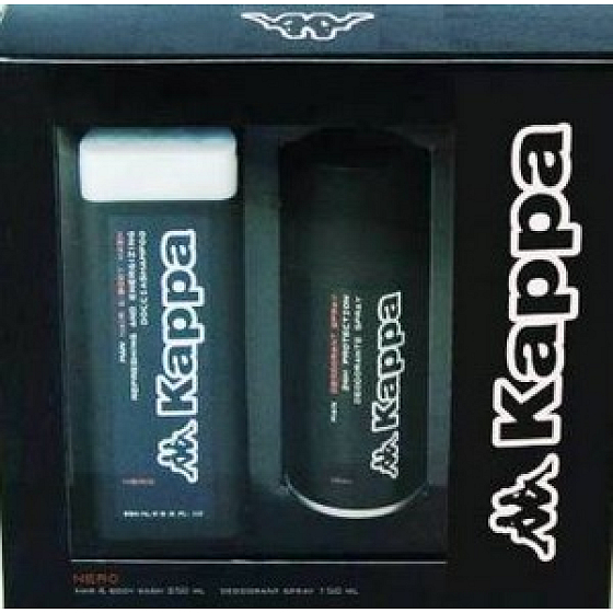 Kappa Nero H & B Wash 2v1 250 ml + dezodorant sprej 150 ml, kozmetická sada