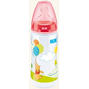 Nuk Disney First Choice fľaša plastová dojčiace 300ml silikónový cumlík 0-6 mesiacov