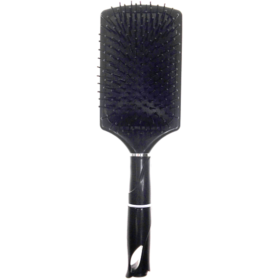 Kefa na vlasy plochá 26 cm čierny 40300