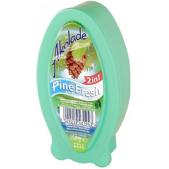 Akolade Pine Fresh 2v1 gélový osviežovač vzduchu 150 g