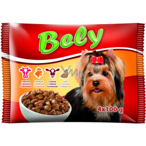 Akinu Bely kapsičky kompletné krmivo pre dospelých psov 4 x 100 g
