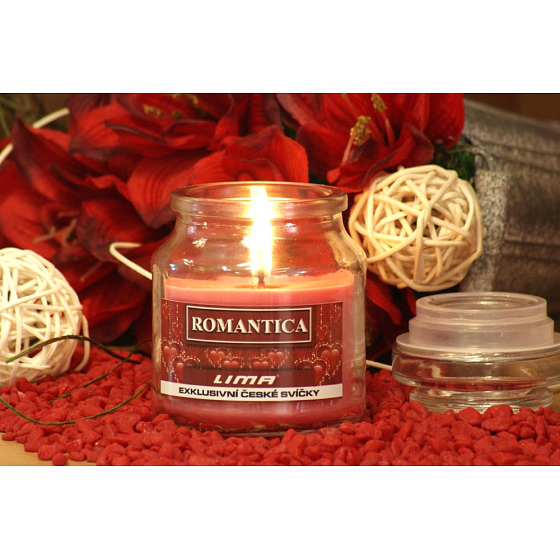 Lima Aróma Dreams Romantica aromatická sviečka pohár s viečkom 120 g