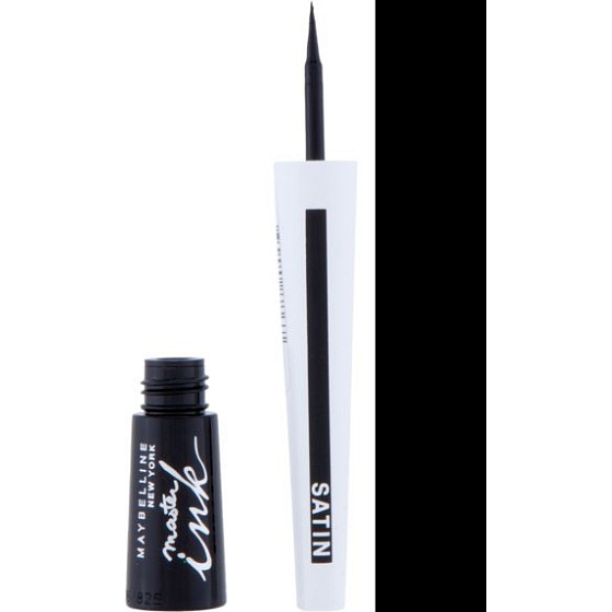 Maybelline Master Ink Precise Satin očné linky 01 Luminous Black 3 g