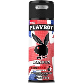 Playboy London SkinTouch dezodorant sprej pre mužov 150 ml