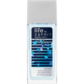 Esprit Night Lights Man parfumovaný deodorant sklo 75 ml