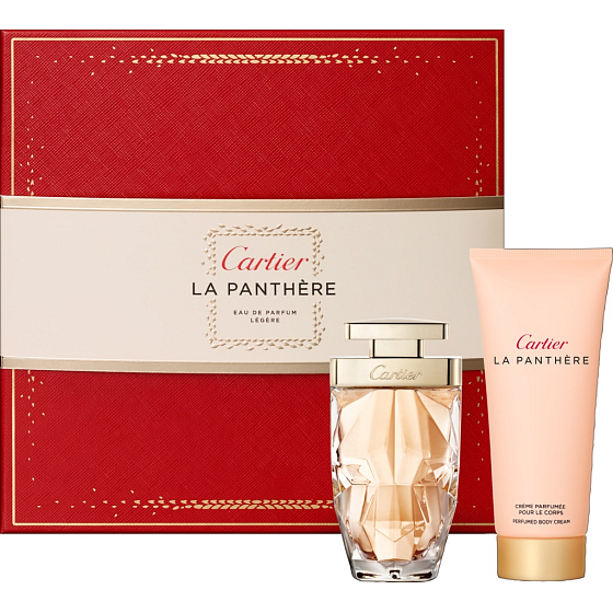 Cartier La Panther Legere toaletná voda 50 ml + telový krém 100 ml, darčeková sada