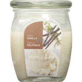 Bolsius Aromatic Tasty Vanilla - Vanilka vonná sviečka v skle 92 x 120 mm 830 g, doba horenia 100 hodín