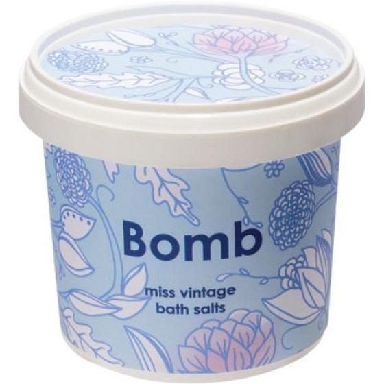 Bomb Cosmetics Zamatový ročník - Vintage Velve soľ do kúpeľa 365 ml