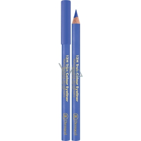 Dermacol 12h True Colour Eyeliner drevená ceruzka na oči 02 Electric blue 2 g