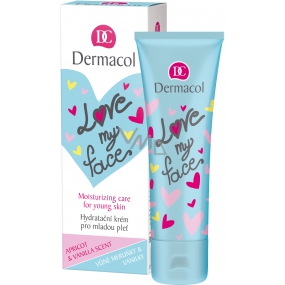 Dermacol Love My Face Marhuľa a vanilka hydratačný krém pre mladú pleť 50 ml